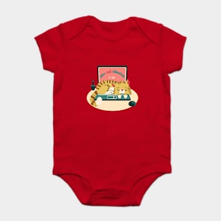 procrastinator cat Baby Bodysuit